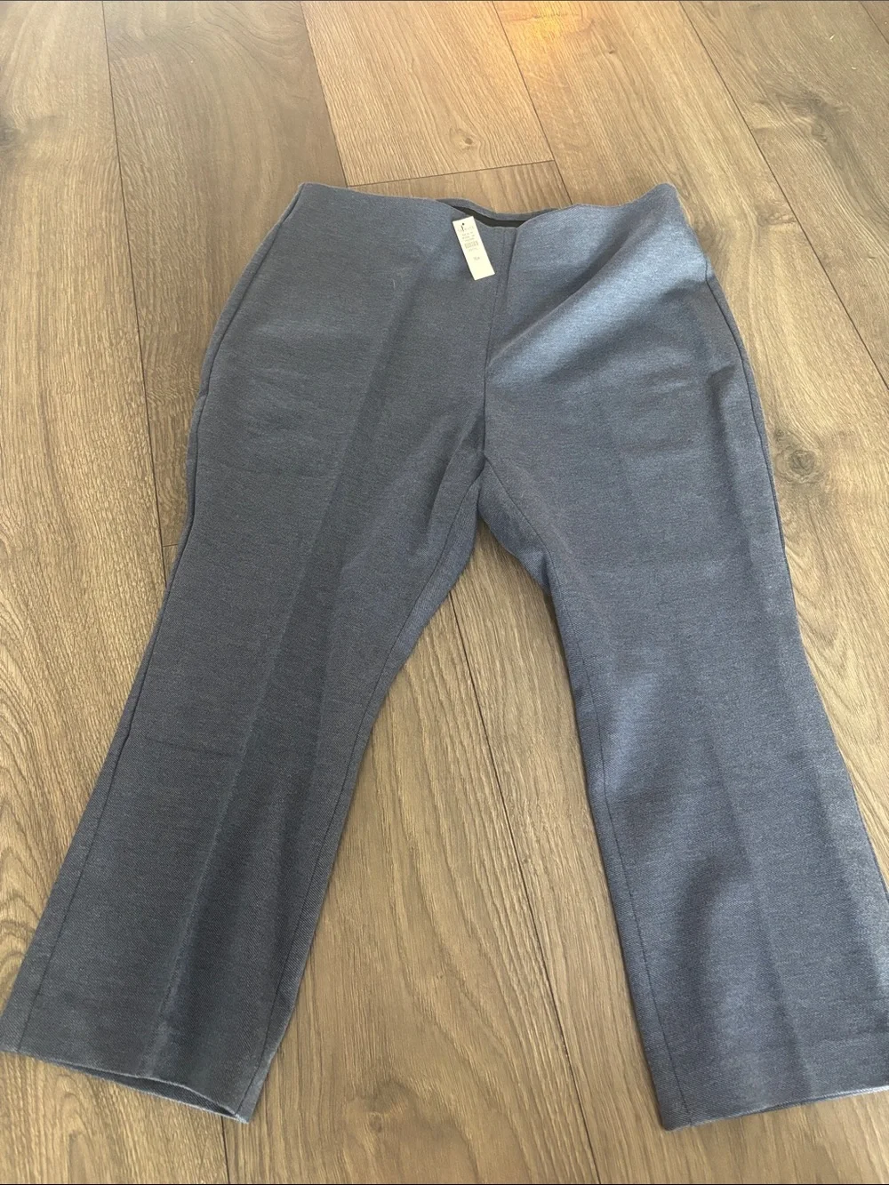 Talbots Montauk Blue Pull-On Stretch Knit Pants for Women
